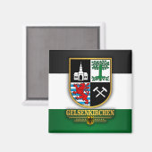 Gelsenkirchen Magnet (Vorderseite/Rückseite)