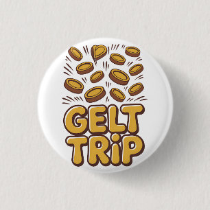 Gelt Trip Funny Hanukkah jüdisch Jude Hebräische K Button