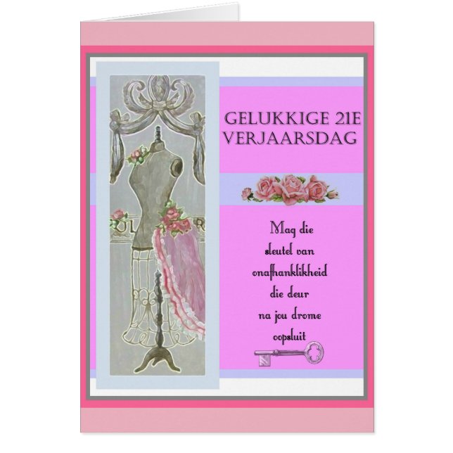 Gelukkige 21e Verjaarsdag (Vorne)