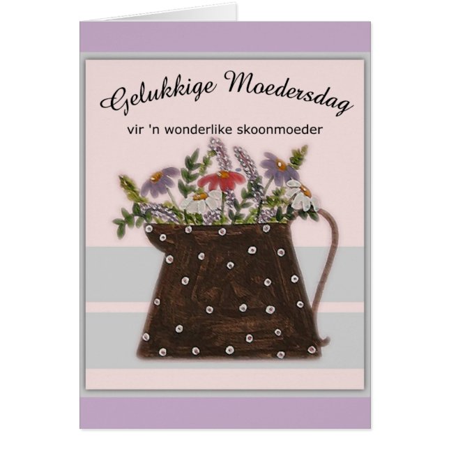 Gelukkige Moedersdag Vir mein skoonmoeder (Vorne)