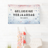 Gelukkige verjaardag banner (Insitu)