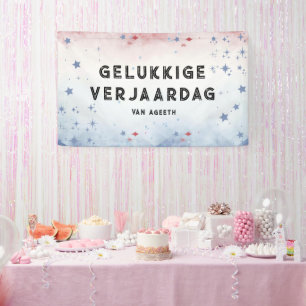 Gelukkige verjaardag banner