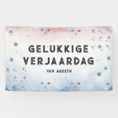 Gelukkige verjaardag banner (Horizontal)