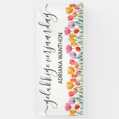 Gelukkige verjaardag banner (Vertikal)