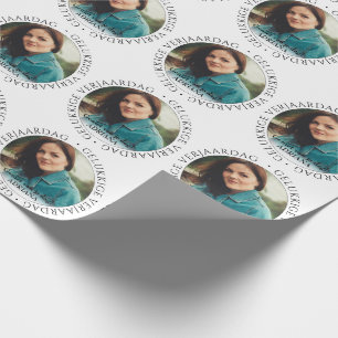 Gelukkige verjaardag geschenkpapier