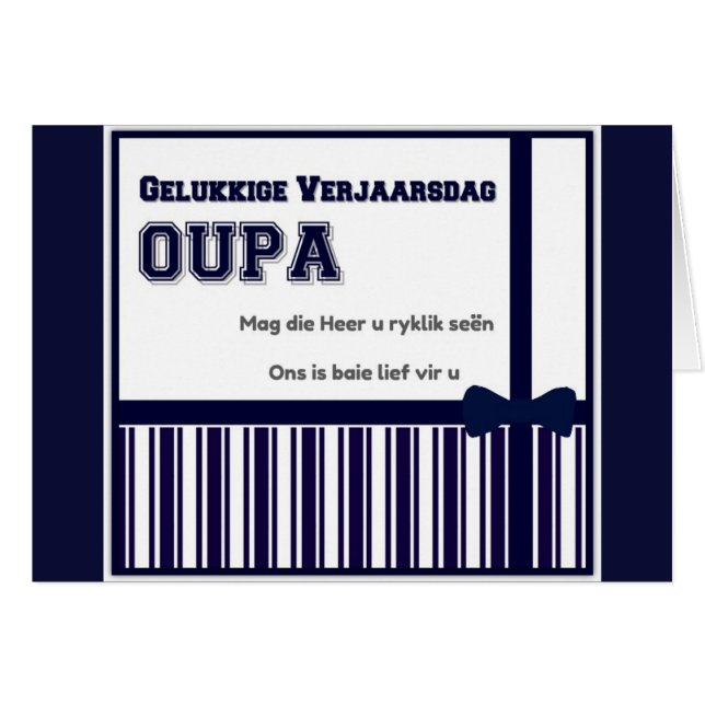 Gelukkige Verjaarsdag Oupa (Vorderseite (Horizontal))