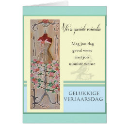 Gelukkige Verjaarsdag - Vir'n spesiale vriendin