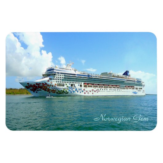 Gem an der Weltraumküste Magnet (Horizontal)