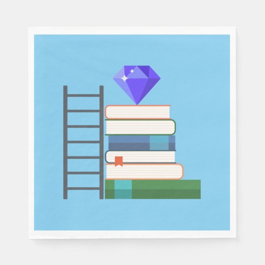 Gem Books Serviette (Vorderseite)