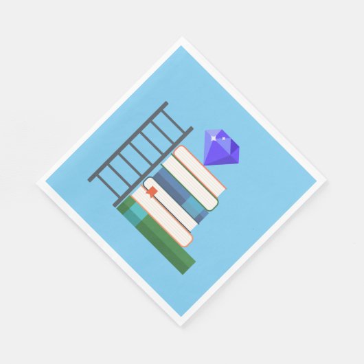 Gem Books Serviette (Ecke)