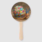 Gem Encrusted Snail Fächer (Rückseite)