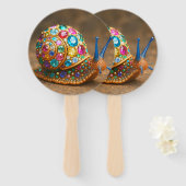 Gem Encrusted Snail Fächer (Vorne und Hinten)