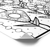 Gem Flower Garden - Farbenprägung Poster (Ecke)