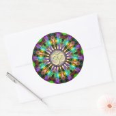 Gem Mandala Golden Om Spirituelle Art Sticker (Umschlag)