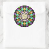 Gem Mandala Golden Om Spirituelle Art Sticker (Tasche)