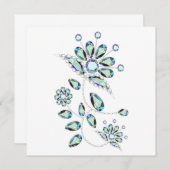 Gem Stone Gold Filigree Flachkarten (Vorne/Hinten)