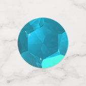 Gem Stone Graphic Confetti Konfetti (Klein Vorderseite)