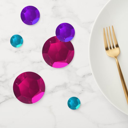 Gem Stone Graphic Confetti Konfetti (Gruppe)