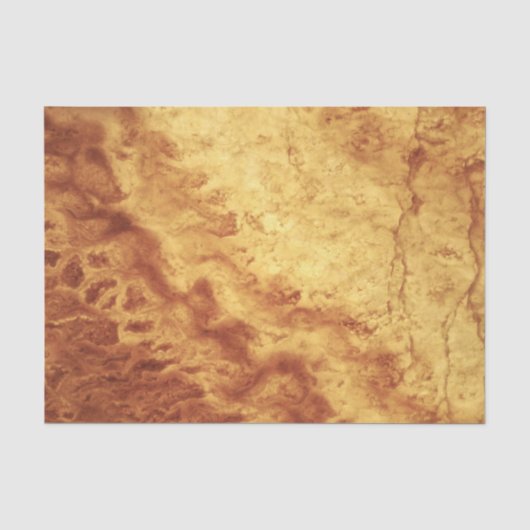 Gem Stone Muster, Gold Tiger Auge Seidenpapier (Vorderseite)