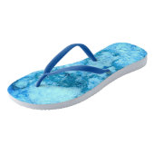 Gem Stone Pattern, Blue Bahia Granite Badesandalen (Schrägansicht)