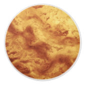 Gem Stone Pattern, Golden Tiger Eye Keramikknauf (Vorderseite)