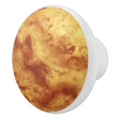 Gem Stone Pattern, Golden Tiger Eye Keramikknauf (Rechts)