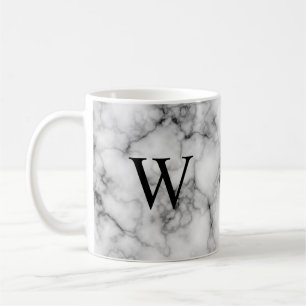 Gem Stone Pattern, grau/graue Marmor Kaffeetasse