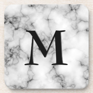 Gem Stone Pattern, grau/graue Marmorplatte und sch Getränkeuntersetzer