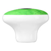 Gem Stone Pattern, Limettengrüne Jade & Black Onyx Keramikknauf (Seitenansicht)