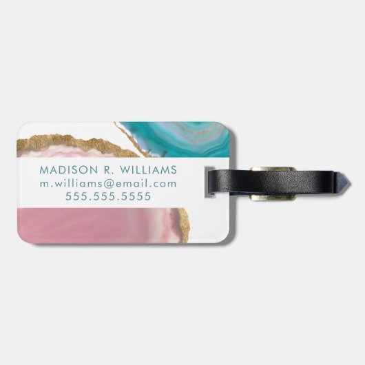 Gem Stones I Gepäckanhänger (Rückseite horizontal)