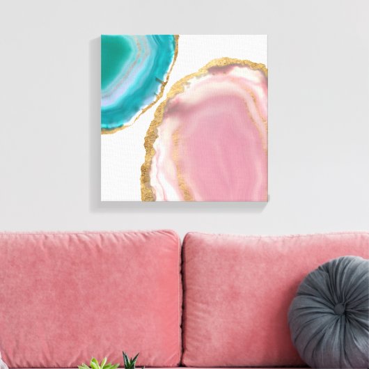 Gem Stones I Leinwanddruck (Insitu (Wohnzimmer))