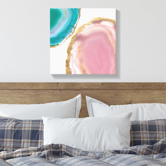 Gem Stones I Leinwanddruck (Insitu (Schlafzimmer))