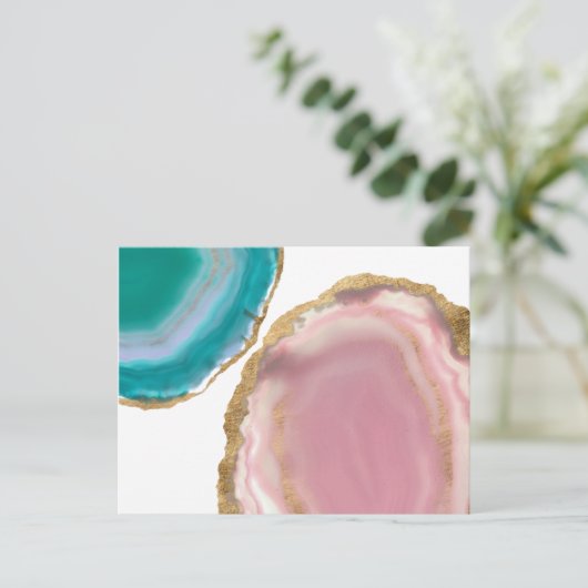 Gem Stones I Postkarte (Stehend Vorderseite)