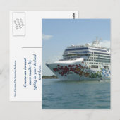 Gem Studded Bow Postkarte (Vorne/Hinten)