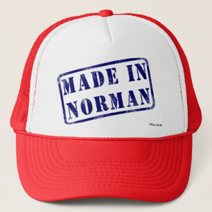 Gemacht auf Normannen Truckerkappe