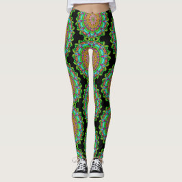Gemacht für Bewegung! Mandala Design Leggings