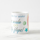 Gemacht für Flip Flops Kaffeetasse (Mittel)