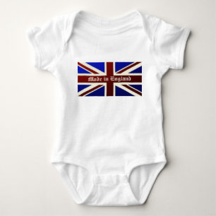 Gemacht Gewerkschafts-Jack-Flagge Englands in der Baby Strampler