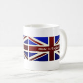 Gemacht Gewerkschafts-Jack-Flagge Englands in der Kaffeetasse (VorderseiteRechts)