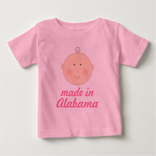Gemacht im Alabamababy-oder -kleinkind-T-Shirt Baby T-shirt