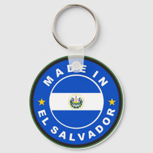 gemacht im El Salvador Schlüsselanhänger