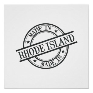 Gemacht im Rhode Island Poster
