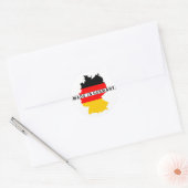 gemacht im runder aufkleber (Umschlag)