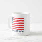 Gemacht in Amerika Kaffeetasse (Vorderseite Links)