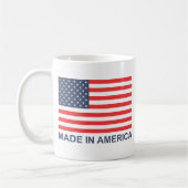 Gemacht in Amerika Kaffeetasse (Links)