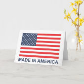 Gemacht in Amerika Karte (Gelbe Blume)