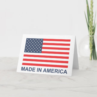 Gemacht in Amerika Karte