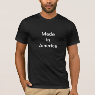 Gemacht in Amerika-Kleid, T-Shirts (dunkle Arten)