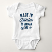 Gemacht in Amerika mit deutschen Teilen Baby Strampler (Vorderseite)