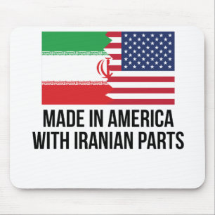 Gemacht in Amerika mit iranischen Teilen Mousepad